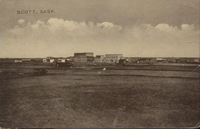 View of Scott from the prairie edge